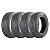 Pneu Carro 245/50R19 DS2 SUV XL TL 105W Delinte - Imagem 3