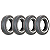Pneu Carro 195/75R14 N-605 Friso Branco TL 92H Nankang - Imagem 3
