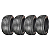 Pneu Carro 255/50R19 Ventus S1 Evo 2 SUV K117A XL TL 107Y Hankook - Imagem 3