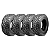Pneu Caminhonete 33X12.50R20 DX-12 R/T Bandit 12 Lonas TL 123R Delinte - Imagem 3