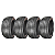 Pneu Carro 255/55R18 Ventus S1 Evo 2 SUV K117A TL 105W Hankook - Imagem 3