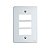 Espelho 4x2 c/Suporte Branco Equille - Imagem 9