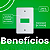 Espelho 4x4 c/Suporte Branco Equille - Imagem 6