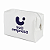 Necessaire Personalizada | Branca 20x13cm | Poliéster Brilho | Sua Logo Aqui | Brinde Corporativo Premium - Imagem 1