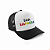 Boné Trucker Personalizado | Frente Branca | Tela Preta | Brinde Premium | Modelo Ajustável - Imagem 1