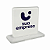 Troféu Quadrado Personalizado | 10x10cm | Acrílico Cristal com Base | Reconhecimento com Sua Logo - Imagem 1