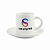 Xícara com Pires Personalizada | 90ml | Cerâmica Branca | Sua Marca Presente no Café e na Rotina! - Imagem 1