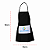 Avental Profissional com Bolso | Personalizado com Sua Logo | 66x59cm | Branco - Imagem 1