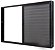 Janela Veneziana 3 Folhas | Linha Modular, Alumínio Preto e Vidro Liso – Uma Fixa - Imagem 2