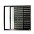 Janela Veneziana 3 Folhas | Linha Modular, Alumínio Preto e Vidro Liso – Uma Fixa - Imagem 1