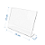 DISPLAY PORTA FOLHA A6 "L" (HORIZONTAL) 15 CM X 10 CM - ACRÍLICO 2 MM - Imagem 1
