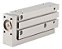 Cilindro De Dupla Ação Mxh16 Linear Guide Rail Pneumático - Imagem 2