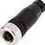 Conector Para Sensor M12 4 Pinos Fêmea Reto Pg7 Novo Com Nf - Imagem 1