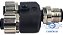 Conector Para Sensor M12 Y 4 Pinos 1 Macho / 2 Fêmea - Imagem 2