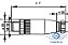 Conector Para Sensor M12 3 Pinos Macho Reto Pg7 Novo Com Nf - Imagem 4