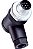 Conector Para Sensor M12 8 Pinos Macho 90° Pg7 Novo Com Nf - Imagem 1