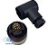 Conector Para Sensor M12 12 Pinos Fêmea 90° Pg7 Novo Com Nf - Imagem 2