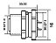 Conector M12 4 Pinos Femea Para Porta Painel Sensor - Imagem 2