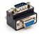 Adaptador Db9 90° Fêmea P/ Macho Para Cabo Serial Ihm E Clp - Imagem 1