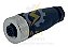 Conector Para Sensor M12 4 Pinos Fêmea Reto Pg7 Novo Com Nf - Imagem 2