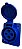 1 Plug Industrial 16a 3p+t (3p) 220v -9h + 1 Tomada De Embut Cor Azul - Imagem 3