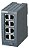 6gk5008-0ba10-1ab2 Siemens Scalance Xb008 Unmanaged Novos - Imagem 1