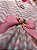 Jardineira Pet Estampa Zig Zag Com Camisa Rosa Para Cadelas - Imagem 4