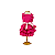 Vestido Pet Rosa Pink C/ 3 Folhos Para Cadelas estilosas - Imagem 2