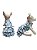 Vestido Azul Bebê Com 3 Folhos Para Pet Cadelas - Imagem 1