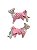 Vestido Pet Gola Polo Rosa Bebê Para Cadelas - Imagem 1