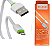 Cabo carga e dados Ligthing Iphone IOS 1 Metro KD-306 Kaidi original - Imagem 1