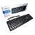 Teclado usb Pc Exbom bk-102 preto padrão Abnt 2 - Imagem 1