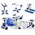 Kit Robô Solar 6 em 1 Helicóptero e Dinossauro (2895) - Imagem 6