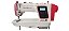 Maquina de costura reta eletronica Sun Special com 3 motor de passo , carter blindado  e pontos decorativos  SS780D4-ST-QI  220v - Imagem 1