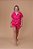 Pijama americano curto Pink com folhagem laranja - Imagem 2