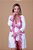 Babydoll com Robe Branco e renda pink - Imagem 1