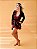Babydoll com Robe Preto e renda vermelha - Imagem 3