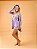Babydoll com Robe Lilás e renda bege - Imagem 1
