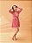 Camisola com Robe Pink detalhes renda branca - Imagem 3