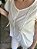 Pijama pescador off-white com rendinhas - Imagem 2
