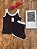 Shortdoll Preto om poá Off-White - tamanho P - Imagem 4