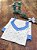 Camisola Alcinha Off-White poá azul - Imagem 4