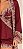 Babydoll com Robe Marsala e renda bege - Imagem 2