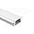 Perfil 17x7mm  Embutir 2 Metros Alumínio P/ Fita Led - Imagem 1