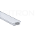 Perfil 20x10mm Embutir 2 Metros Alumínio P/ Fita Led - Imagem 1