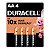 Pilha Alcalina Duracell AA Pequena 4 Unidades - Imagem 1