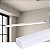 CTB LUMINARIA LED PENDENTE LINEAR COM CABO 72W, MULTICOR(3000K,4000K,6500K), 7560lm, IP20, IRC>80, 1200x60x45mm, BRANCO - Imagem 1
