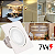 LUMINARIA DOWNLIGHT, 7W, EMBUTIR, 3000K, BRANCO QUENTE, BIVOLT, QUADRADO, BRANCO - Imagem 2