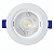LUMINARIA DOWNLIGHT, 7W, EMBUTIR, 3000K, BRANCO QUENTE, BIVOLT, REDONDO, BRANCO - Imagem 1