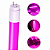 CTB LAMPADA TUBO LED T8 18W ROSA 120CM LIGAÇÃO 1 LADO - Imagem 1